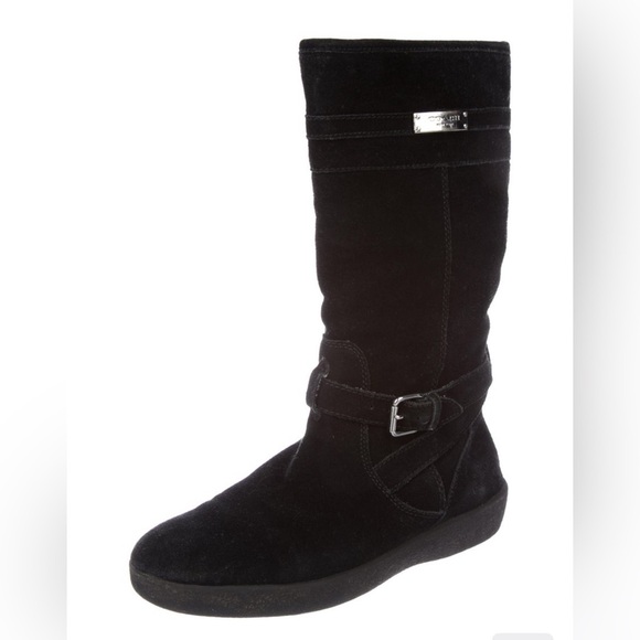 Coach Tallula Black Suede Winter Boots - Picture 3 of 9